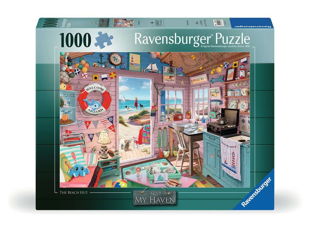 Ravensburger Puzzle 1000 Teile - Die Strandhütte (My Haven No 7) - von Ravensburger