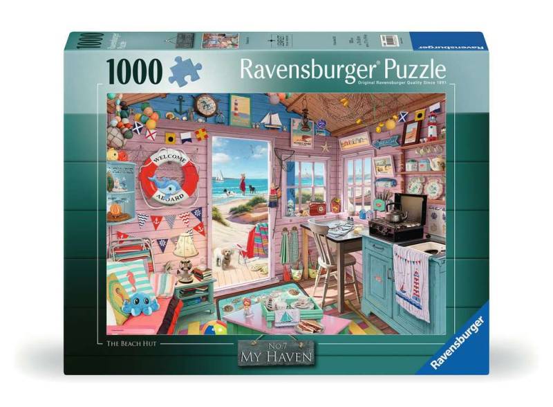 Ravensburger Puzzle 1000 Teile - Die Strandhütte (My Haven No 7) - von Ravensburger