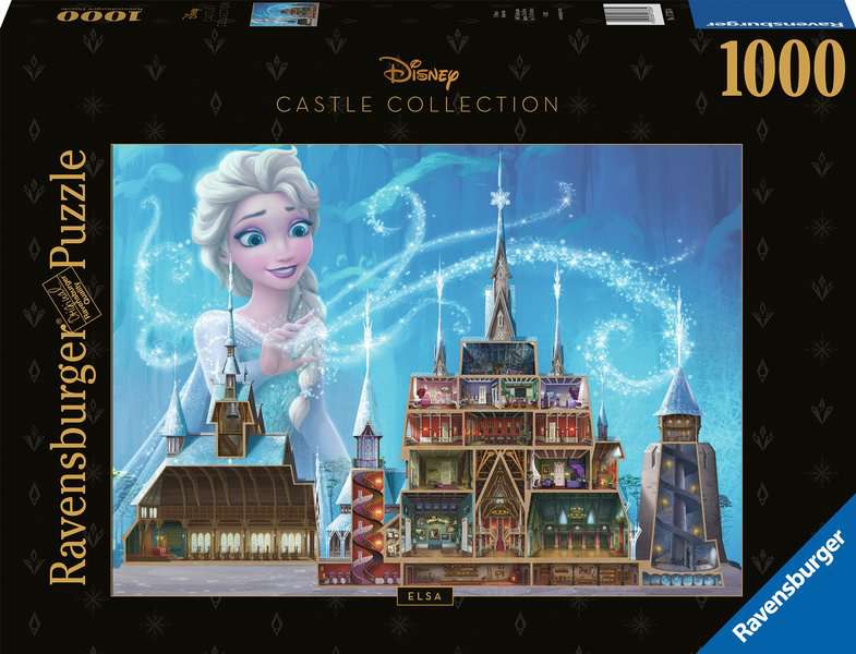 Ravensburger Puzzle 1000 Teile - Disney Castles Elsa - von Ravensburger