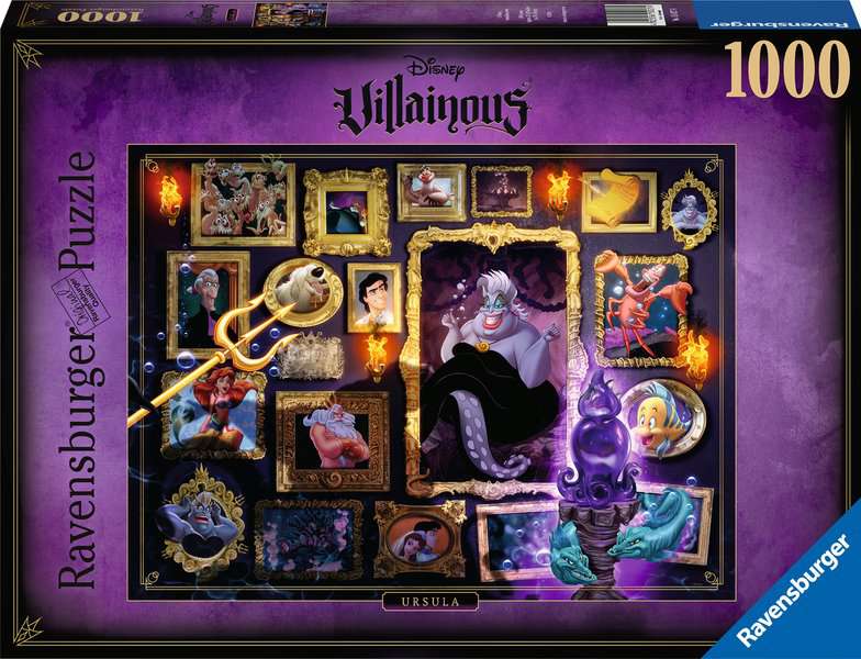 Ravensburger Puzzle 1000 Teile - Disney Villainous: Ursula - von Ravensburger