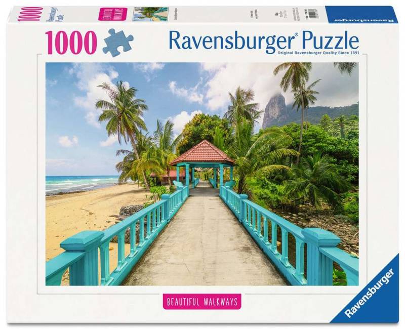 Ravensburger Puzzle 1000 Teile - Farbenfrohe Brücke in Malaysia - von Ravensburger