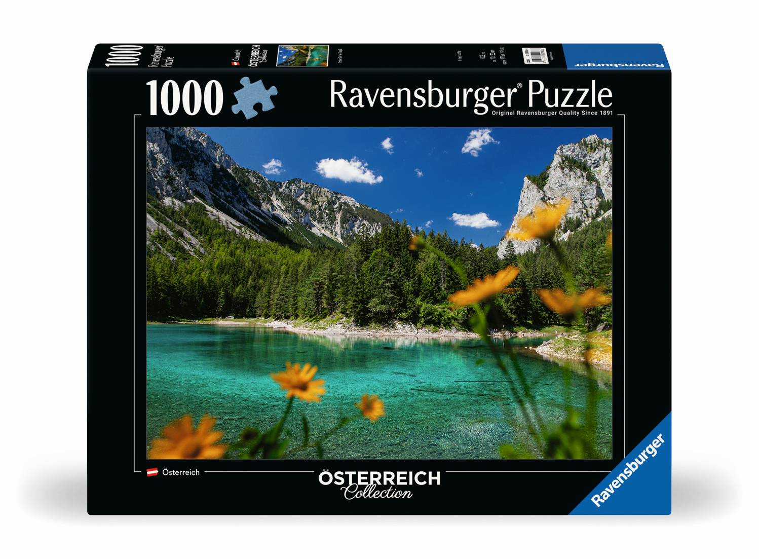 Ravensburger Puzzle 1000 Teile - Grüner See bei Tragöß - von Ravensburger