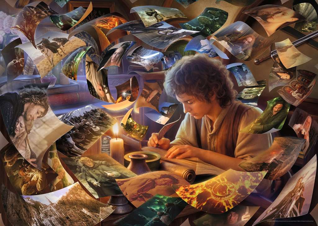 Ravensburger Puzzle 1000 Teile - Herr der Ringe – Frodos Reise - von Ravensburger