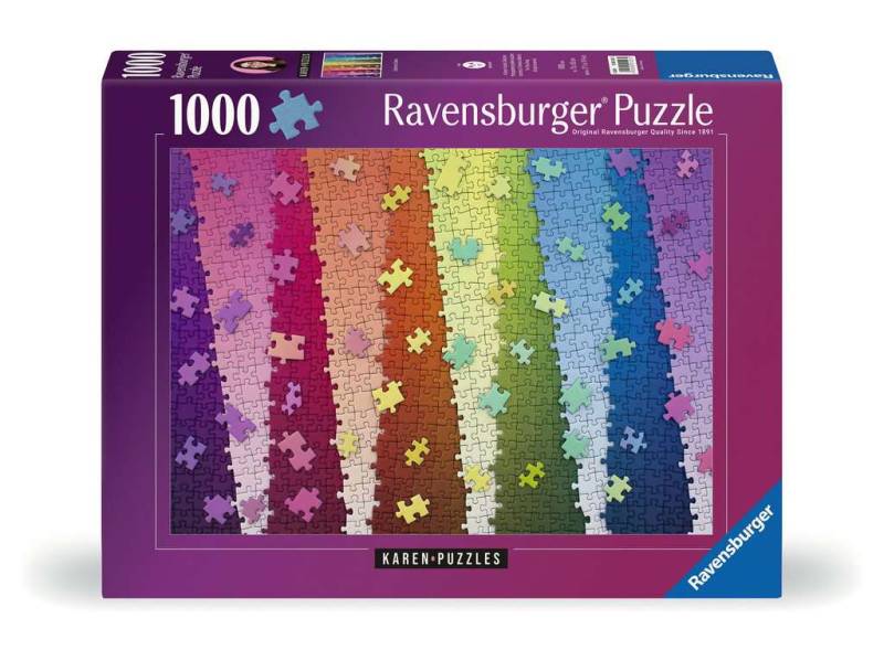 Ravensburger Puzzle 1000 Teile - Karen Puzzles Kunterbunte Puzzleteile - Ravensburger Puzzle 1000 Teile - Karen Puzzles Kunterbunte Puzzleteile - von Ravensburger