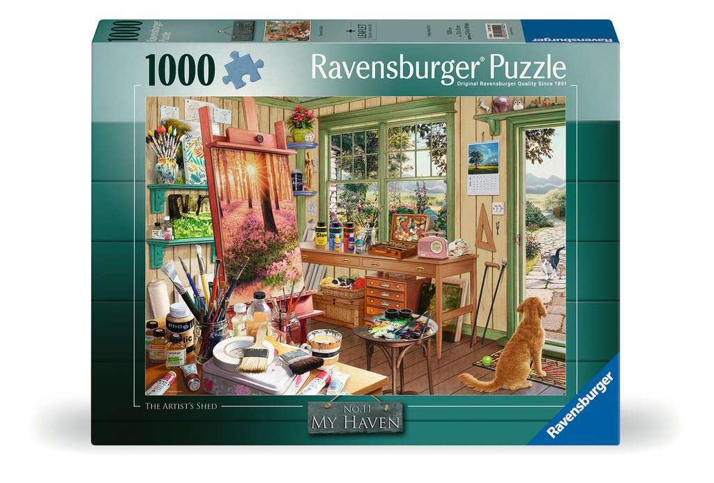 Ravensburger Puzzle 1000 Teile - Künstlerwerkstatt - von Ravensburger