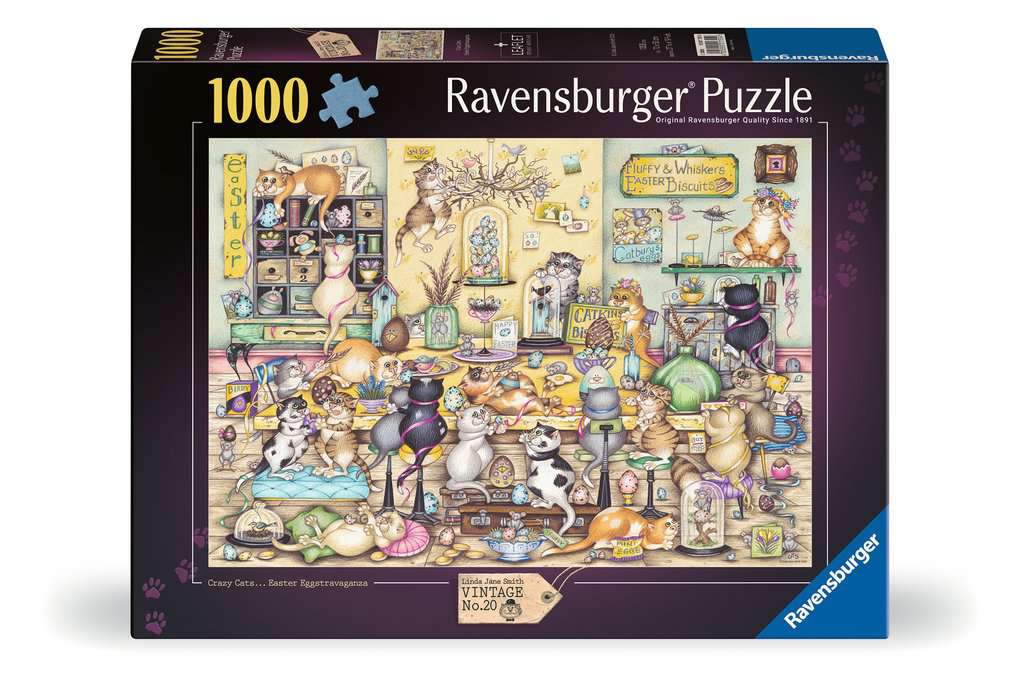 Ravensburger Puzzle 1000 Teile - Linda Jane Smith Crazy Cats - Ravensburger Puzzle 1000 Teile - Linda Jane Smith Crazy Cats - von Ravensburger