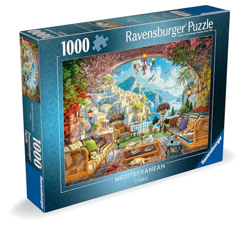 Ravensburger - Puzzle 1000 Teile Mediterranean View | Puzzle für Erwachsene und Kinder mit einer Größe von 70 x 50 cm | Geschenk für Erwachsene und Kinder ab 14 Jahren und mehr Ravensburger - Puzzle 1000 Teile Mediterranean View | Puzzle für Erwachsene und Kinder mit einer Größe von 70 x 50 cm | Geschenk für Erwachsene und Kinder ab 14 Jahren und mehr von Ravensburger