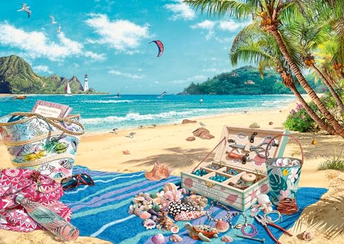 Ravensburger Puzzle 1000 Teile Muschelsammlung | Puzzle für Erwachsene 70 x 50 cm | Puzzle 1000 Teile | Illustriertes Puzzle von Ravensburger
