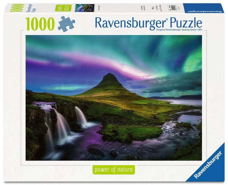 Ravensburger Puzzle 1000 Teile - Nordlichter über Kirkjufell - von Ravensburger