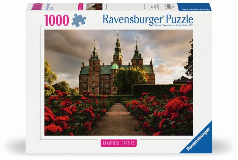 Ravensburger Puzzle 1000 Teile - Schloss Rosenborg, Dänemark - von Ravensburger