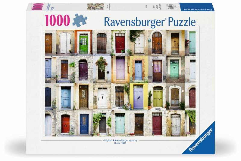 Ravensburger Puzzle 1000 Teile - Schöne Türen in der französischen Provinz - von Ravensburger