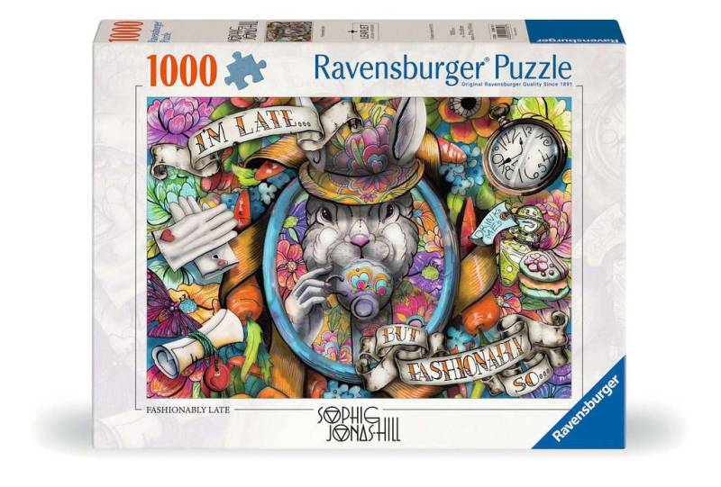 Ravensburger Puzzle 1000 Teile - Sophie Jonas Hill Nostalgie Nager - von Ravensburger
