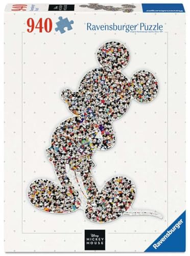 Ravensburger Puzzle 12000075 - Shaped Mickey - 945 Teile Puzzle für Erwachsene und Kinder ab 14 Jahren, Disney Puzzle, Disney Geschenke Ravensburger Puzzle 12000075 - Shaped Mickey - 945 Teile Puzzle für Erwachsene und Kinder ab 14 Jahren, Disney Puzzle, Disney Geschenke von Ravensburger