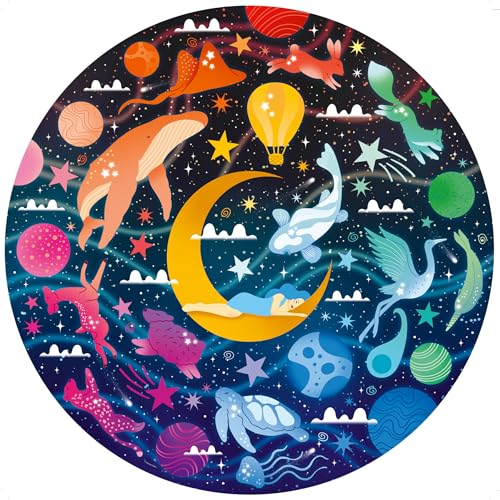 Ravensburger Puzzle 12000818 - Circle of Colors, Träume - 500 Teile Puzzle für Erwachsene und Kinder ab 12 Jahren, Rundes Puzzle Ravensburger Puzzle 12000818 - Circle of Colors, Träume - 500 Teile Puzzle für Erwachsene und Kinder ab 12 Jahren, Rundes Puzzle von Ravensburger