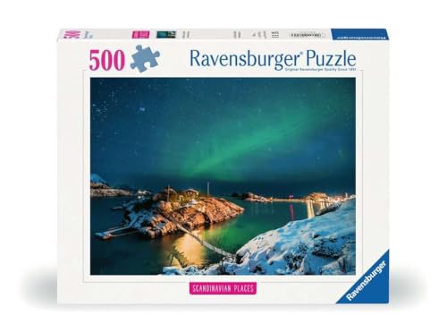 Ravensburger Puzzle 12000845, Scandinavian Places - Nordlichter in Tromsø, Norwegen - 500 Teile Puzzle für Erwachsene und Kinder ab 12 Jahren Ravensburger Puzzle 12000845, Scandinavian Places - Nordlichter in Tromsø, Norwegen - 500 Teile Puzzle für Erwachsene und Kinder ab 12 Jahren von Ravensburger