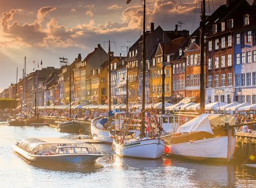 Ravensburger Puzzle 12000846, Scandinavian Places - Sonnenuntergang in Kopenhagen - 500 Teile Puzzle für Erwachsene und Kinder ab 12 Jahren Ravensburger Puzzle 12000846, Scandinavian Places - Sonnenuntergang in Kopenhagen - 500 Teile Puzzle für Erwachsene und Kinder ab 12 Jahren von Ravensburger