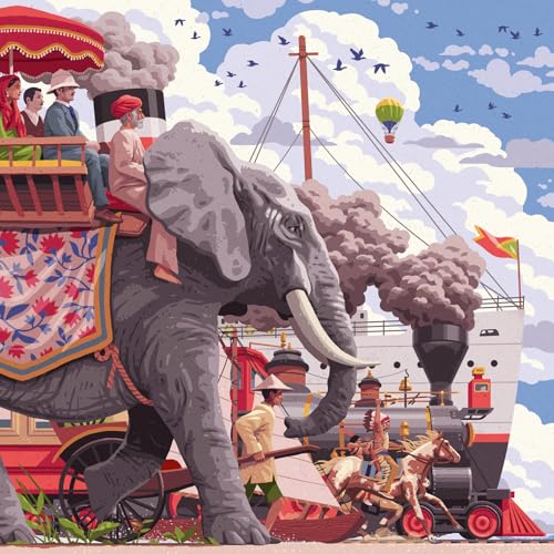 Ravensburger Puzzle 12001201 - Around The World in 80 Days - 750 Teile Puzzle für Erwachsene und Kinder ab 14 Jahren, von Ravensburger