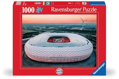 Ravensburger Puzzle 12001252 - Allianz Arena München - 1000 Teile FC Bayern München Puzzle für Erwachsene und Kinder ab 14 Jahren Ravensburger Puzzle 12001252 - Allianz Arena München - 1000 Teile FC Bayern München Puzzle für Erwachsene und Kinder ab 14 Jahren von Ravensburger
