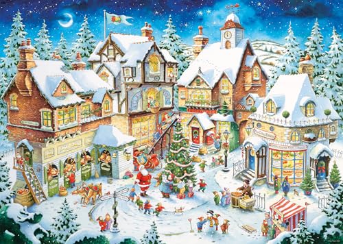 Ravensburger 50-jähriges Jubiläum: Weihnachtsdorf Limited Edition Nr.28 1000-teiliges Puzzle von Ravensburger