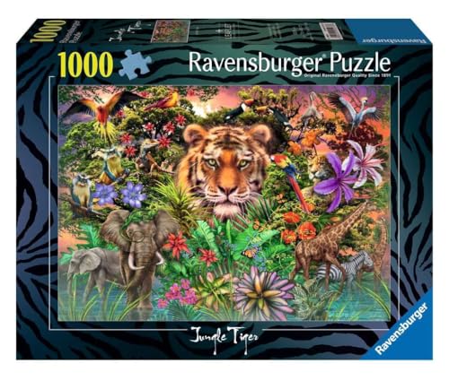 Ravensburger Puzzle 12001273 Jungle Tiger 1.000 Teile von Ravensburger
