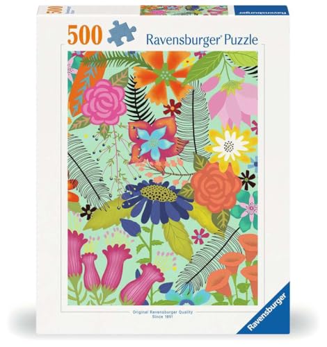 Ravensburger Puzzle 12001382 - Flowerjugle - 500 Teile Puzzle für Erwachsene ab 12 Jahren von Ravensburger