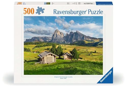 Ravensburger Puzzle 12001383 - Dolomitenidyll of Siusi - 500 Teile Puzzle für Erwachsene ab 12 Jahren Ravensburger Puzzle 12001383 - Dolomitenidyll of Siusi - 500 Teile Puzzle für Erwachsene ab 12 Jahren von Ravensburger