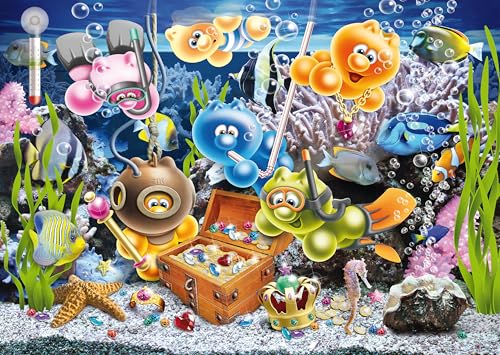 Ravensburger Puzzle 12001427 - Gelini im Unterwasserspaß - 1000 Teile Puzzle für Erwachsene und Kinder ab 14 Jahren von Ravensburger