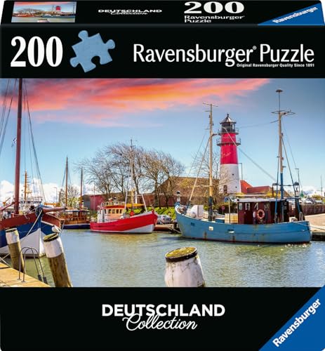 Ravensburger Puzzle 12001476 - Der Hafen von Büsum - 300 Teile Puzzle Deutschland Collection für Erwachsene ab 14 Jahren Ravensburger Puzzle 12001476 - Der Hafen von Büsum - 300 Teile Puzzle Deutschland Collection für Erwachsene ab 14 Jahren von Ravensburger