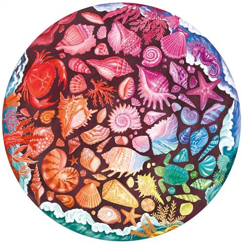 Ravensburger - Puzzle für Erwachsene - Rundes Puzzle mit 500 Teilen - Geeignet ab 12 Jahren - Muscheln (Farbkreis) - Puzzle Made in Europe - 12000823 Ravensburger - Puzzle für Erwachsene - Rundes Puzzle mit 500 Teilen - Geeignet ab 12 Jahren - Muscheln (Farbkreis) - Puzzle Made in Europe - 12000823 von Ravensburger