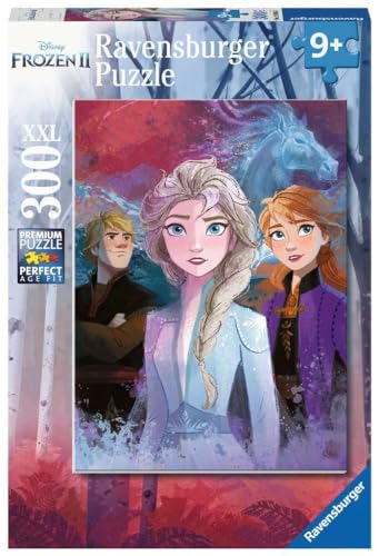 Ravensburger Puzzle 12866 - Elsa, Anna und Kristoff - 300 Teile XXL Die Eiskönigin 2 Puzzle für Kinder ab 9 Jahren von Ravensburger