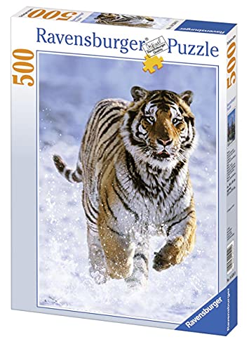 Ravensburger Puzzle - 144754 Tiger im Schnee, 500 Teile von Ravensburger