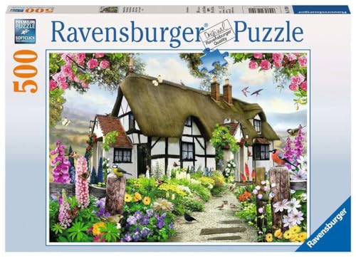 Ravensburger Puzzle 14709 - Verträumtes Cottage - 500 Teile Puzzle für Erwachsene und Kinder ab 10 Jahren von Ravensburger