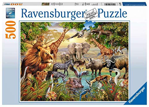 Ravensburger Puzzle 14809 - Am Wasserloch - 500 Teile Ravensburger Puzzle 14809 - Am Wasserloch - 500 Teile von Ravensburger