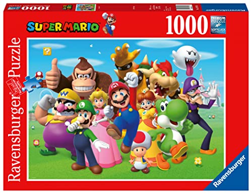 Ravensburger Puzzle 14970 - Super Mario - 1000 Teile Super Mario Puzzle für Erwachsene und Kinder ab 14 Jahren von Ravensburger