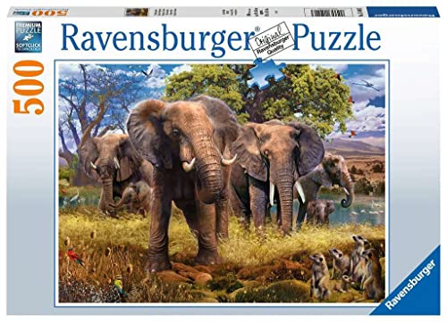 Ravensburger Puzzle 15040 - Elefantenfamilie - 500 Teile von Ravensburger