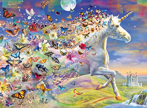 Ravensburger Puzzle 15046 - Schmetterlingseinhorn - 500 Teile Puzzle für Erwachsene und Kinder ab 10 Jahren, Puzzle mit Dekosteinen zum Verzieren Ravensburger Puzzle 15046 - Schmetterlingseinhorn - 500 Teile Puzzle für Erwachsene und Kinder ab 10 Jahren, Puzzle mit Dekosteinen zum Verzieren von Ravensburger