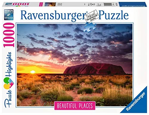 Ravensburger Puzzle 15155 - Ayers Rock in Australien - 1000 Teile Puzzle für Erwachsene und Kinder ab 14 Jahren, Landschaftspuzzle von Ravensburger