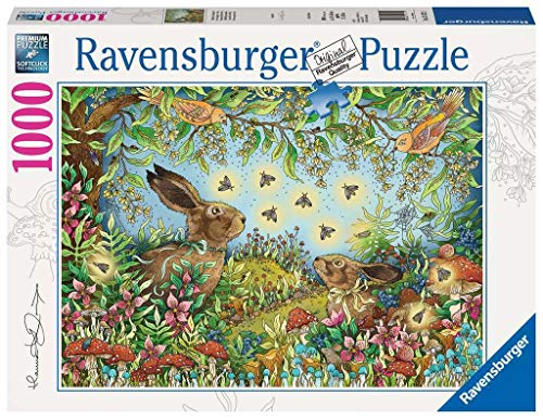 Ravensburger Puzzle 15172 - Nächtlicher Zauberwald - 1000 Teile Puzzle für Erwachsene und Kinder ab 14 Jahren, Puzzle mit Hasen von Ravensburger
