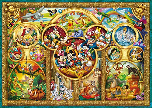 Ravensburger Puzzle 15266 - Die schönsten Disney Themen - 1000 Teile Disney Puzzle für Erwachsene und Kinder ab 14 Jahren von Ravensburger