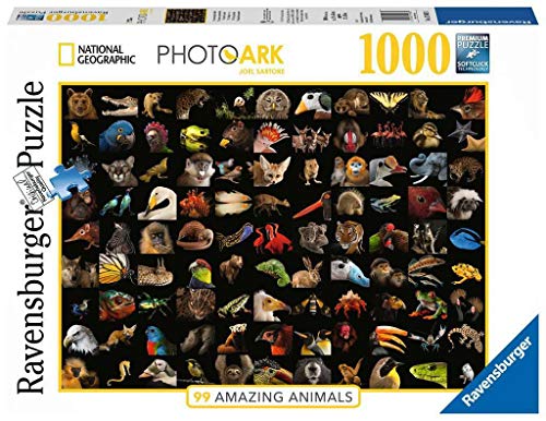 Ravensburger Puzzle 15983 - 99 atemberaubende Tiere - 1000 Teile Puzzle für Erwachsene und Kinder ab 14 Jahren, Puzzle mit Tier-Motiv Ravensburger Puzzle 15983 - 99 atemberaubende Tiere - 1000 Teile Puzzle für Erwachsene und Kinder ab 14 Jahren, Puzzle mit Tier-Motiv von Ravensburger