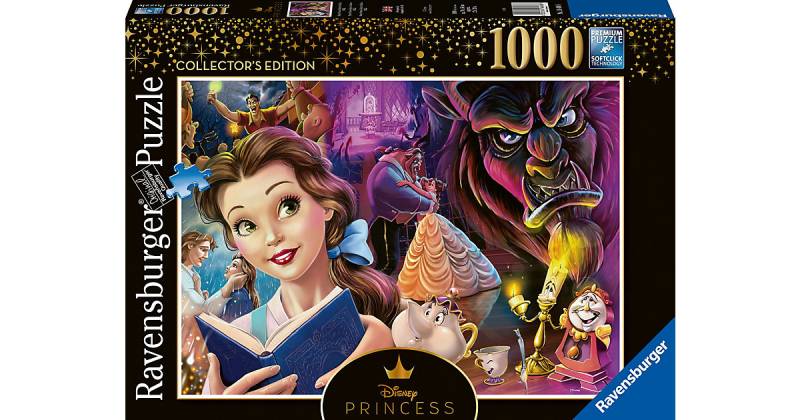 Ravensburger Puzzle 16486 - Belle, die Disney Prinzessin - 1000 Teile Disney Puzzle Erwachsene und Kinder ab 14 Jahren  Kleinkinder von Ravensburger