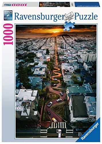 Ravensburger Puzzle 16732 - San Francisco Lombard Street - 1000 Teile Puzzle für Erwachsene und Kinder ab 14 Jahren, Puzzle mit Stadt-Motiv von San Francisco, USA Ravensburger Puzzle 16732 - San Francisco Lombard Street - 1000 Teile Puzzle für Erwachsene und Kinder ab 14 Jahren, Puzzle mit Stadt-Motiv von San Francisco, USA von Ravensburger