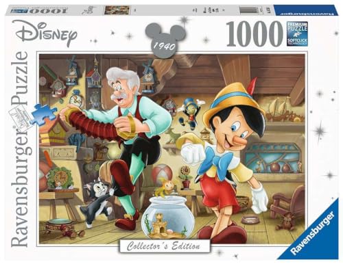 Ravensburger Puzzle 16736 Pinocchio 1000 Teile Disney Puzzle für Erwachsene und Kinder ab 14 Jahren, 27 x 20 inches (70 x 50 cm) When Complete. von Ravensburger