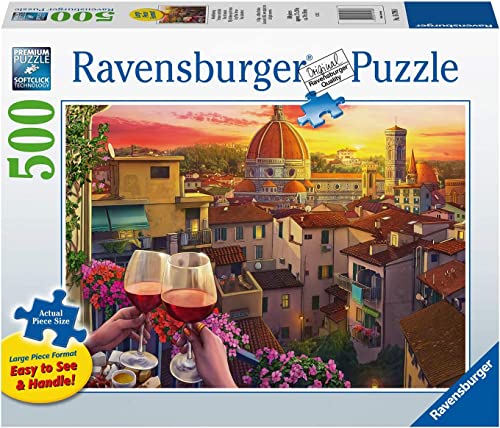 Ravensburger Puzzle - Abendstimmung - Gold Edition Puzzle mit größeren Puzzleteilen - 500 Teile Puzzle für Erwachsene und Kinder ab 10 Jahren von Ravensburger