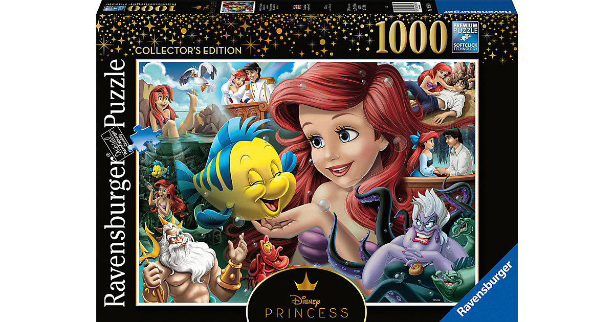 Ravensburger Puzzle 16963 - Arielle, die Meerjungfrau - 1000 Teile Disney Puzzle Erwachsene und Kinder ab 14 Jahren Erwachsene Ravensburger Puzzle 16963 - Arielle, die Meerjungfrau - 1000 Teile Disney Puzzle Erwachsene und Kinder ab 14 Jahren Erwachsene von Ravensburger