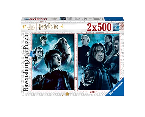 Ravensburger Puzzle 17265 - Harry Potter - 2x500 Teile Harry Potter Puzzle für Erwachsene und Kinder ab 12 Jahren von Ravensburger
