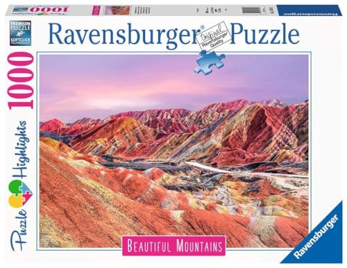 Ravensburger Puzzle 17314 - Regenbogenberge, China - 1000 Teile Puzzle, Beautiful Mountains Kollektion, für Erwachsene und Kinder ab 14 Jahren von Ravensburger