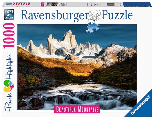 Ravensburger Puzzle 17315 - Fitz Roy, Patagonien - 1000 Teile Puzzle, Beautiful Mountains Kollektion, für Erwachsene und Kinder ab 14 Jahren von Ravensburger