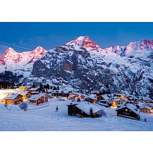 Ravensburger Puzzle - Berner Oberland, Mürren - 1000 Teile Puzzle, Beautiful Mountains Collection, für Erwachsene und Kinder ab 14 Jahren von Ravensburger