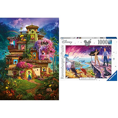 Ravensburger Puzzle 17324 - Encanto - 1000 Teile Disney Encanto Puzzle für Erwachsene und Kinder ab 14 Jahren & 17290 - Pocahontas - 1000 Teile Disney Puzzle für Erwachsene und Kinder ab 14 Jahren von Ravensburger
